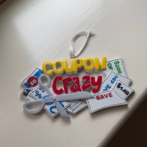 🧡 “Coupon crazy” ornament